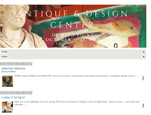 Tablet Screenshot of hpantiqueanddesigncenter.com